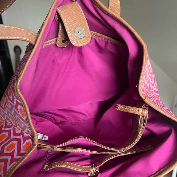 Nine West Pink and Red Geometric Shoulder Bag - Picture 6 of 11